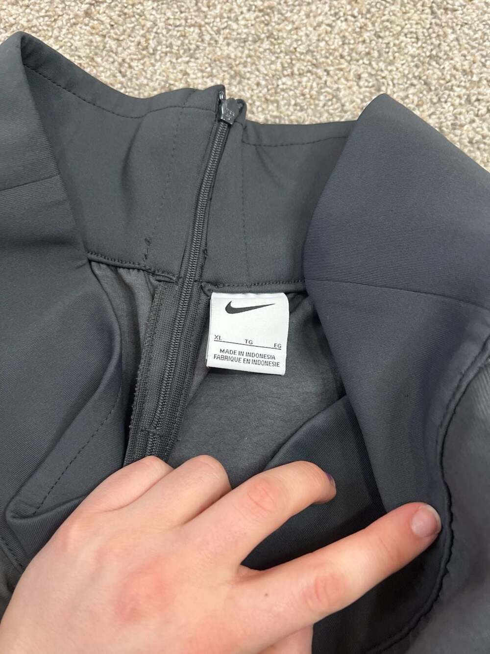 Nike Women's Tech Pack High-Waisted Woven Shorts in Black - Picture 4 of 7